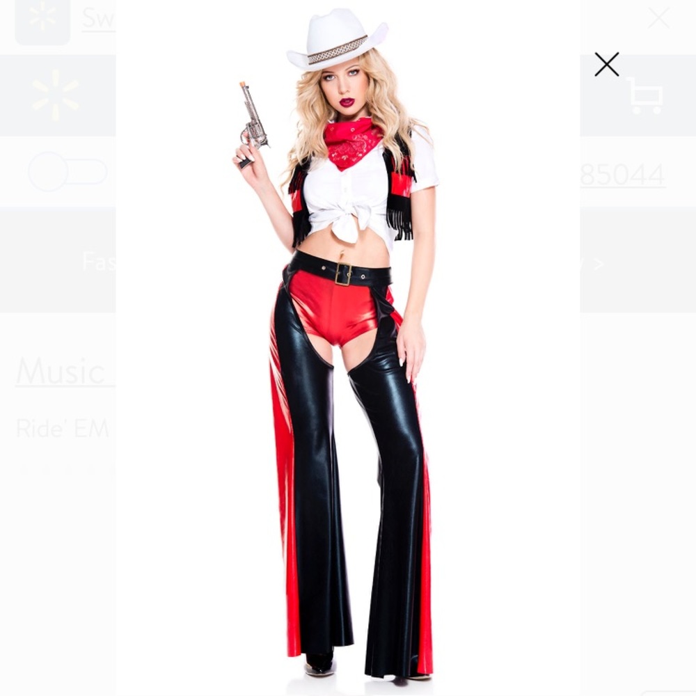 Neverworn Hot Cowgirls Costume